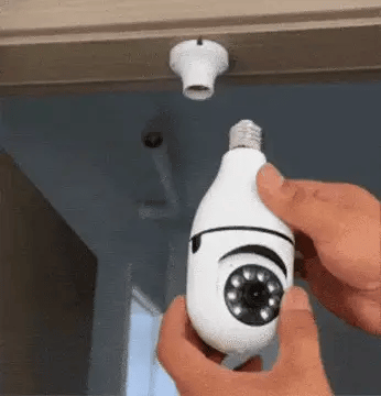 CAMARA DE SEGURIDAD TIPO BOMBILLO