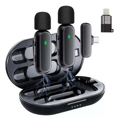 MICROFONO INALAMBRICO WIRELESS DOBLE IPHONE EP-CX02