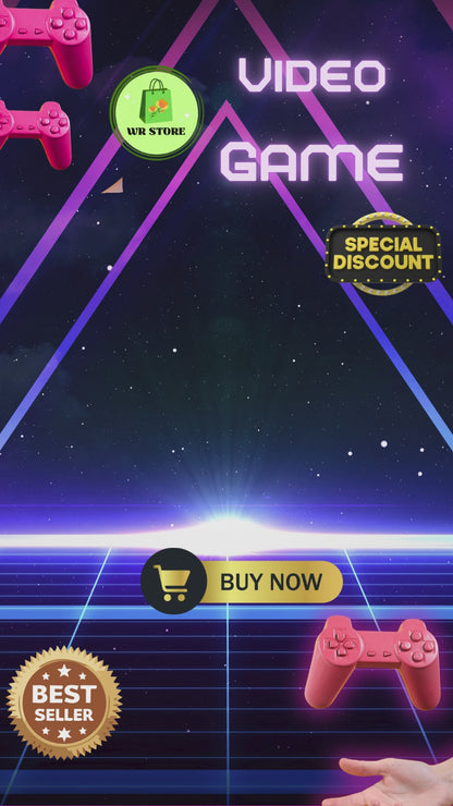 CONSOLA DE JUEGOS PORTATIL 500 JUEGOS EN 1 CON CONTROL ADICIONAL