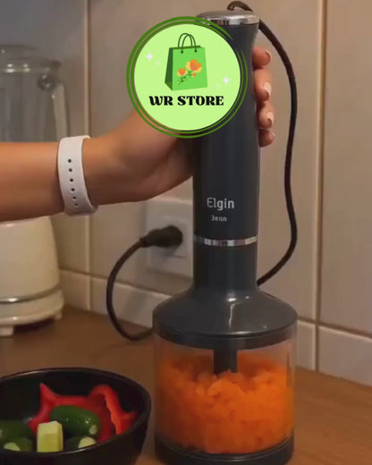 JUEGO DE BATIDORA DE MANO MULTIUSOS Y DE VELOCIDAD AJUSTABLE 4 EN 1